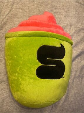 7 Eleven Slurpee Plush Cherry Drink Green & Pink Large Cup Best Made Toys 15”
